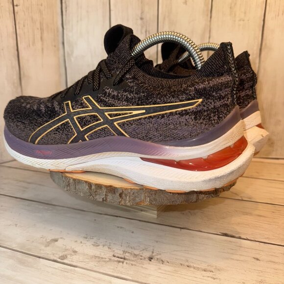 Asics Gel Kayano 29 Women Size 10 1012B300 Black Purple Running Shoes Sneakers - Picture 3 of 10